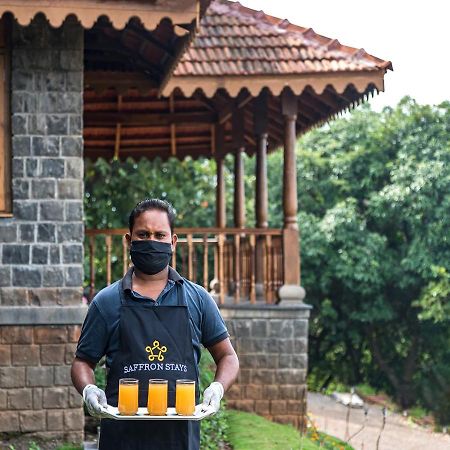 Saffronstays Niramay, Torna-Rajgad - Rustic Pool Villa With A Gazebo And Great Forest Views Marg Asni Exterior photo