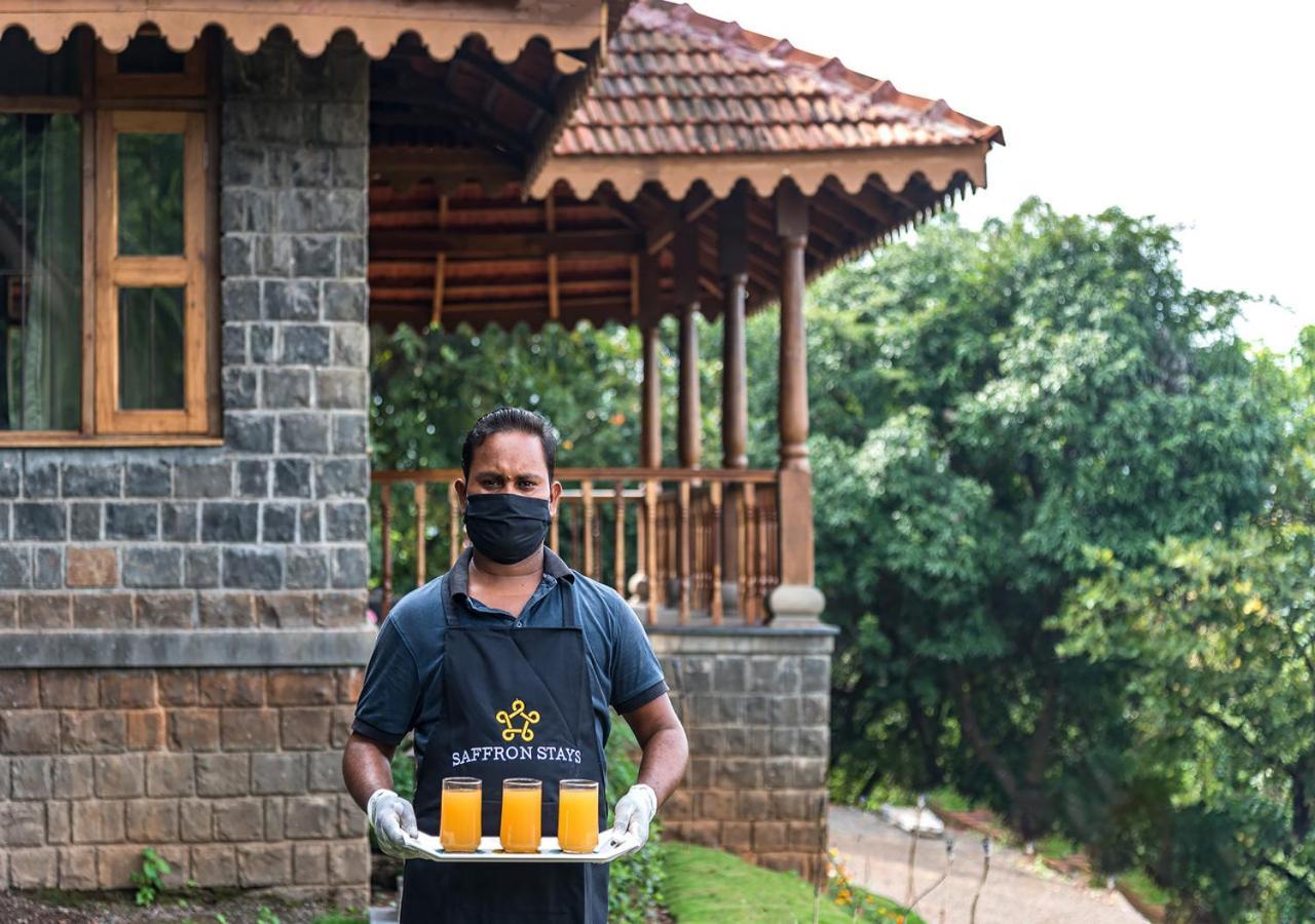 Saffronstays Niramay, Torna-Rajgad - Rustic Pool Villa With A Gazebo And Great Forest Views Marg Asni Exterior photo
